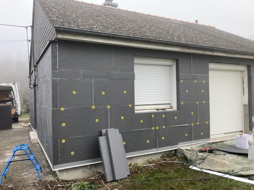 realisation isolation thermique par exterieur Isorobat st gilles Rennes
