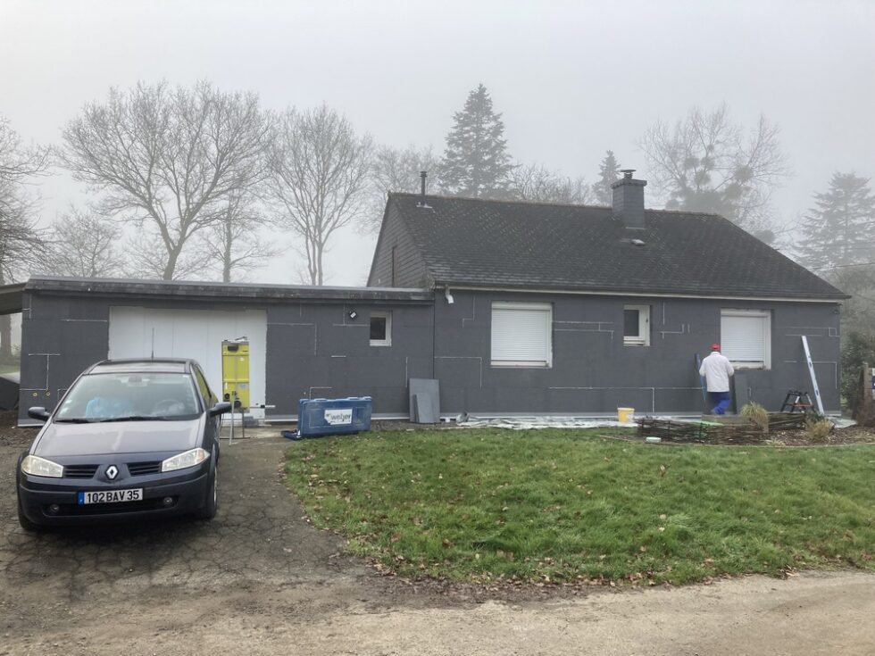 realisation isolation thermique par exterieur isorobat ITE saint gilles