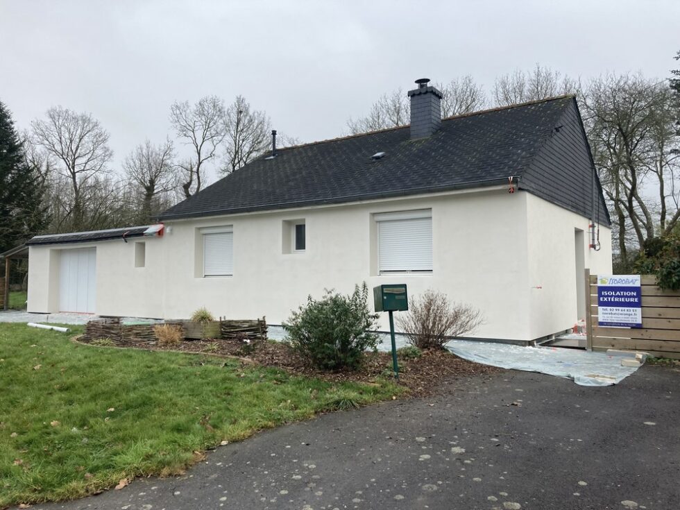 realisation isolation thermique par exterieur isorobat bretagne ITE