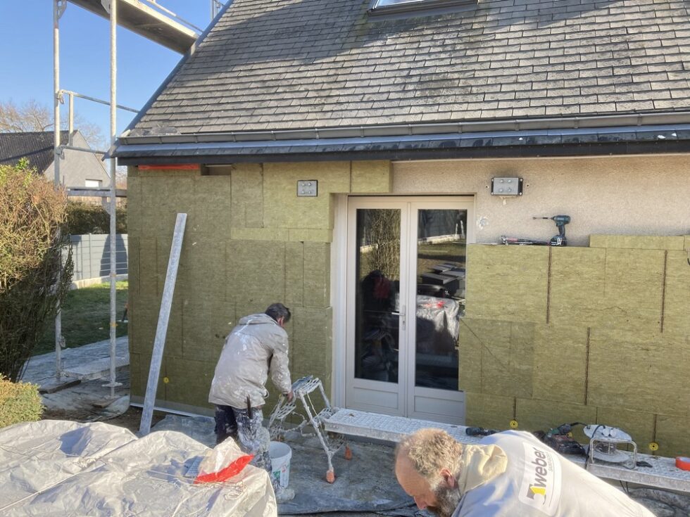 travaux isolation thermique exterieure france bretagne isorobat